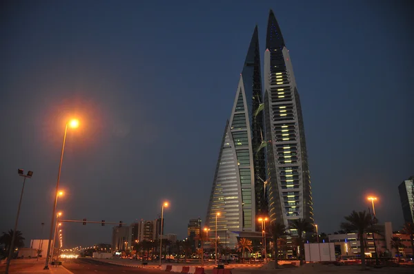 Bahrein centro de comércio mundial — Fotografia de Stock