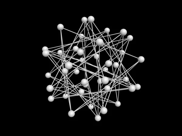 Stervorm moleculaire structuur — Stockfoto