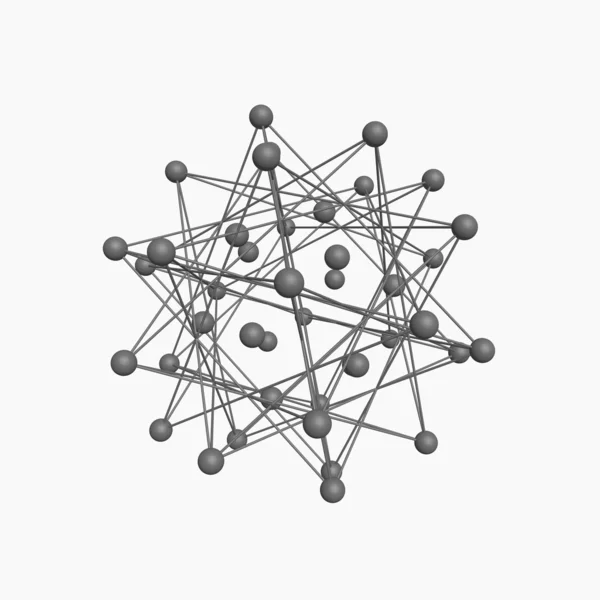 3D render moleküler yapısı