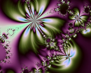 Abstract fractal background for art projects, pamphlets, brochures or cards clipart