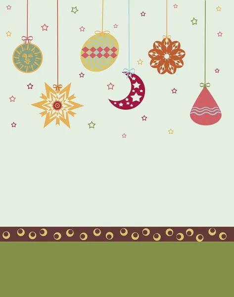 Рождественская открытка (Новый год)  . — стоковое фото