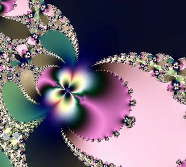 Elegante abstracte fractal achtergrond — Stockfoto