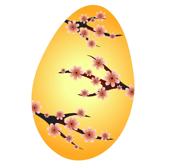 Sfondo con le uova di Pasqua vacanza — Vettoriale Stock