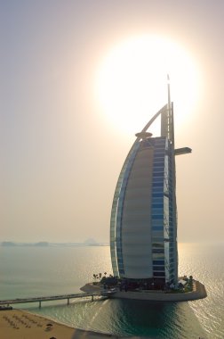 Dubai-Ağustos 26: burj al arab otel sunset, Ağustos 26 sırasında 2