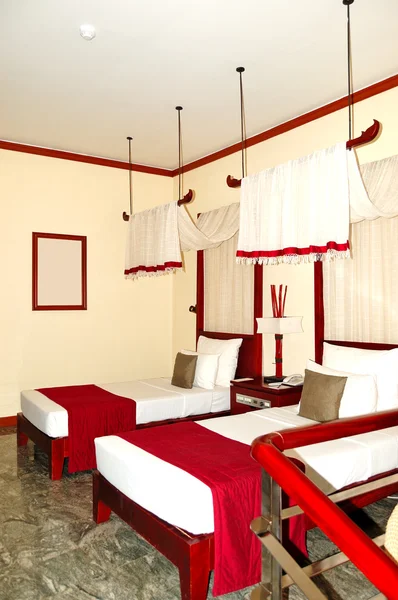 Apartamento interior no hotel de luxo, Bentota, Sri Lanka — Fotografia de Stock