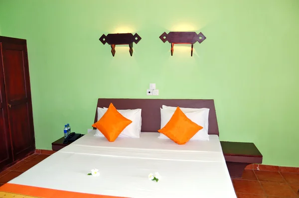 Apartment interior in the popular hotel, Bentota, Sri Lanka — Stock Photo, Image