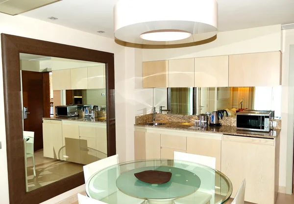 Kitchen interior at luxury villa, Tenerife island, Spain — Stock Photo, Image