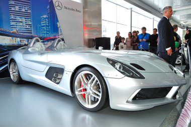 Kiev - 11 Eylül: Mercedes-Benz Slr Mclaren Stirling Moss
