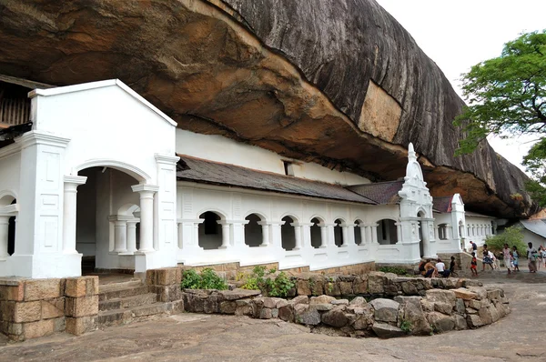 Dambulla - 15 oktober: Dambulla cave temple är den stora grottan te — Stockfoto