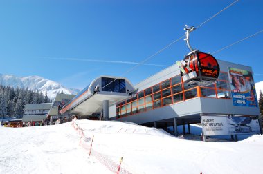 Jasna-Mart 15: Jasna düşük Tatras teleferik istasyonu. Bu