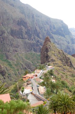 Köyün teide yanardağı, ada tenerife, İspanya