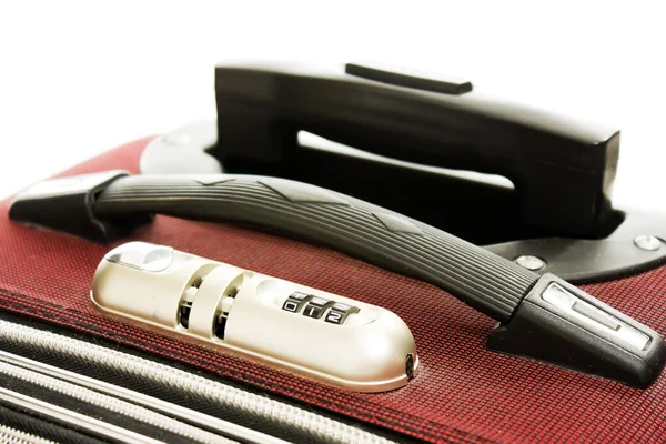 Travel bag with combination lock — Stock Photo, Image