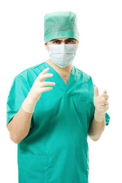 Portret chirurg man — Stockfoto