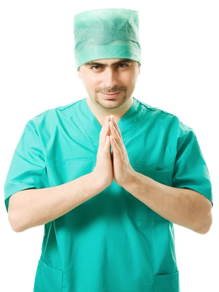 stock image Praying the surgeon