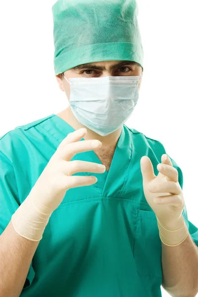 Portret chirurg man Rechtenvrije Stockfoto's