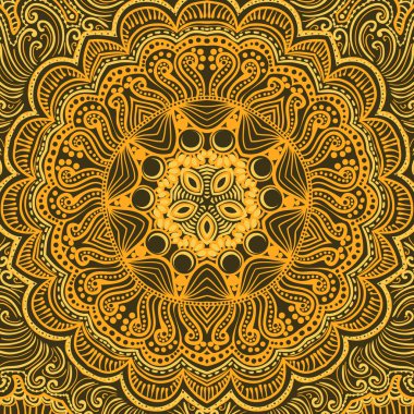 ornamental lace pattern, square background with many details, lo clipart