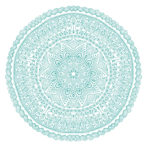 Декоративний круглий мереживний візерунок, круглий фон з багатьма детонаторами — стоковий вектор