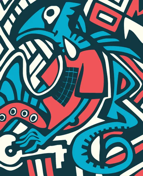 Граффити с драконом — стоковый вектор