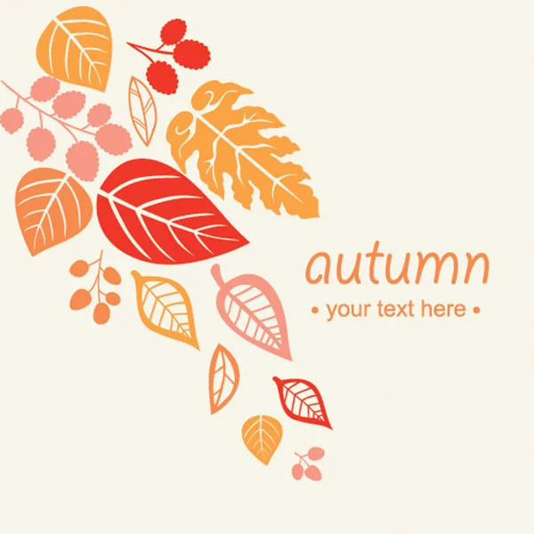 Осенний лист — стоковый вектор