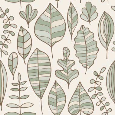 A seamless pattern with leaf,autumn leaf background clipart