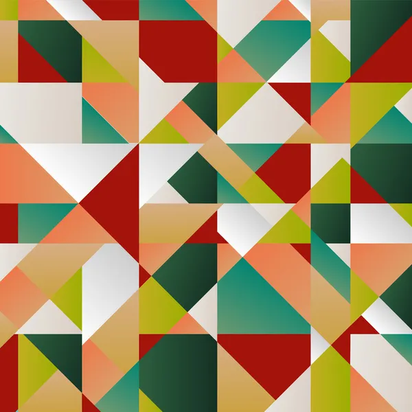 Fond grunge coloré avec des triangles et des formes différentes — Image vectorielle