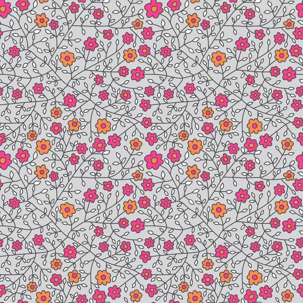 无缝的花卉 pattern.endless 纹理与小雏菊. — 图库矢量图片