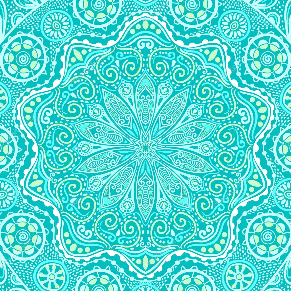 Ornamental round lace pattern, circle background with many detai Stock ...
