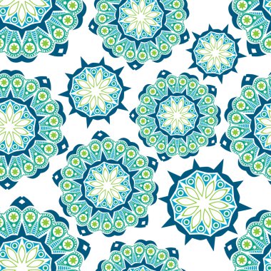 Ornate floral seamless texture, endless pattern with flowers loo clipart