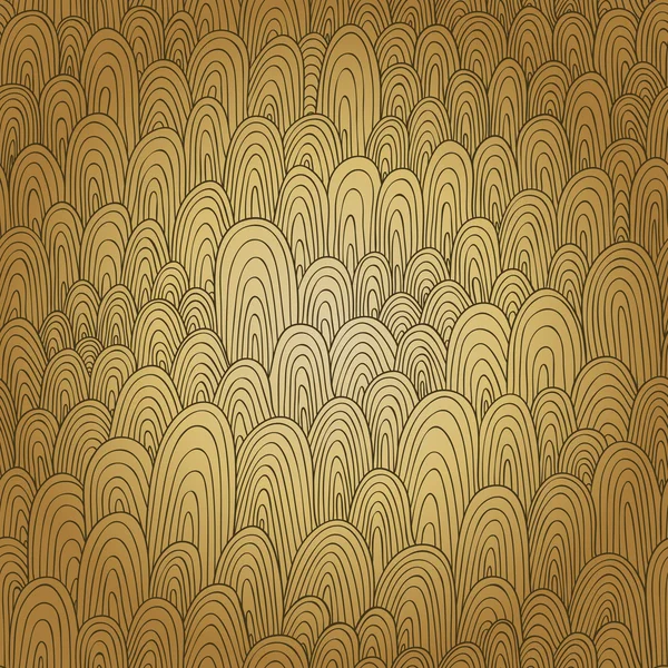 Бесшовный абстрактный рисунок ручной работы, фон волн — стоковый вектор