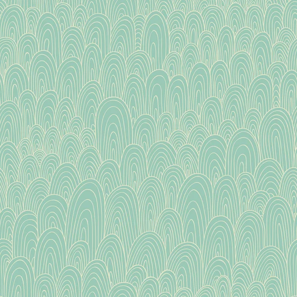 Бесшовный абстрактный рисунок ручной работы, фон волн — стоковый вектор