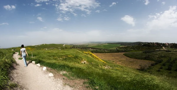 stock image Tel Gezer view and acheology