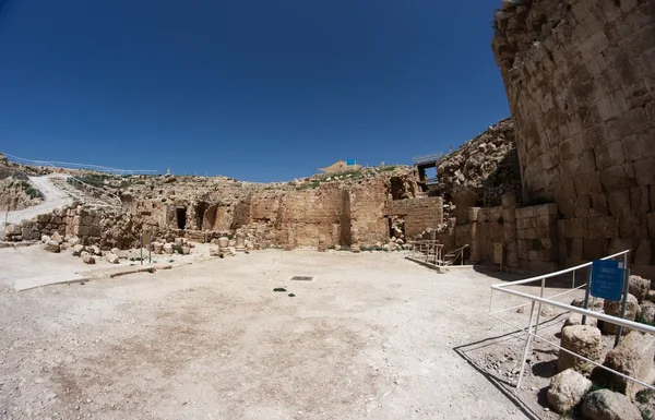 Herodium kalesi kalıntıları — Stok fotoğraf