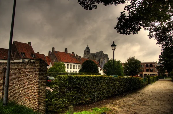 De stad Kortrijk in België — Stockfoto