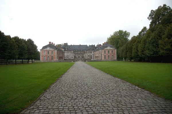Castle and park of Beloeil in Belgium — Stock Photo, Image