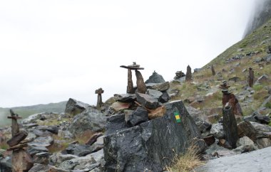 Yaz aylarında frensh alpes hiking