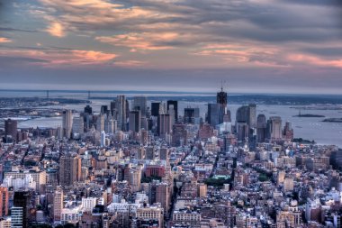 Manhattan'dan empire state görünümü oluşturma