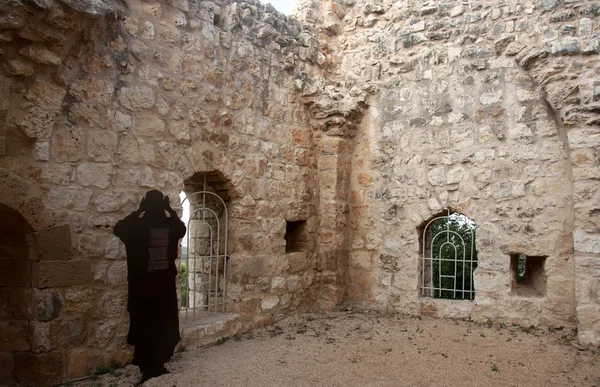 Rovine del castello crociato in Galilea — Foto Stock