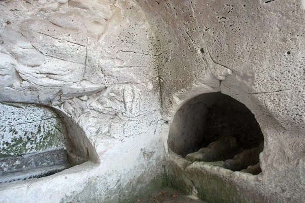 Alte jüdische Höhlen in Schearim — Stockfoto