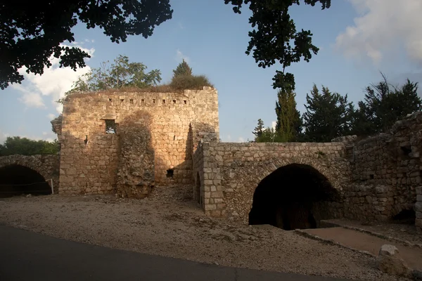 Crusaders castillo ruinas en Galilea —  Fotos de Stock