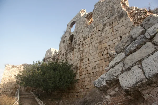 Cruzados castelo ruínas na Galiléia — Fotografia de Stock