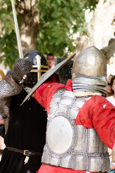 Битва рыцарей в Иерусалиме — стоковое фото