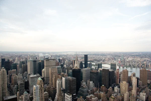 Manhattan aus Sicht des Empire State Building — Stockfoto