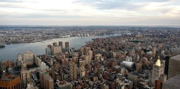 Manhattan a partir de Empire State Building View — Fotografia de Stock