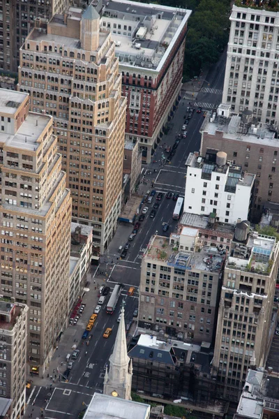 Manhattan från riket statlig byggnad Visa — Stockfoto