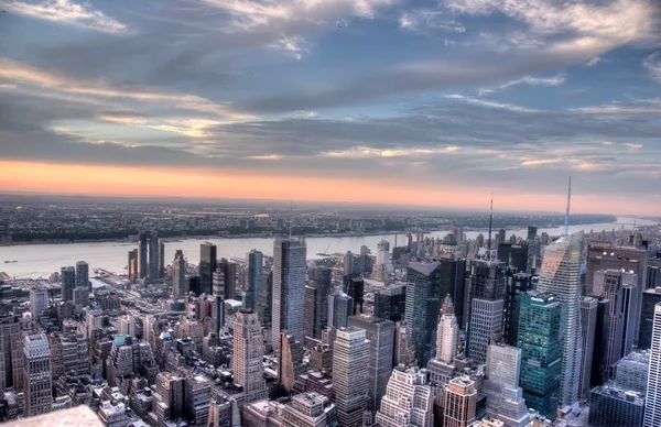 Manhattan vista dall'Empire State Building — Foto Stock