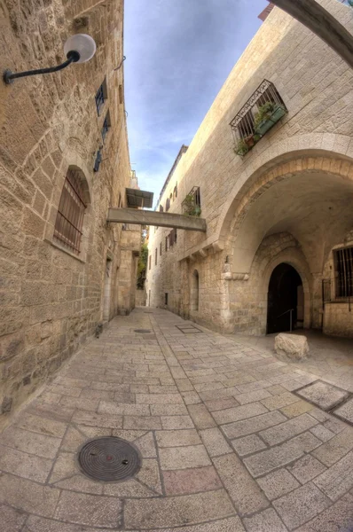 오래 된 예루살렘 거리 — 스톡 사진