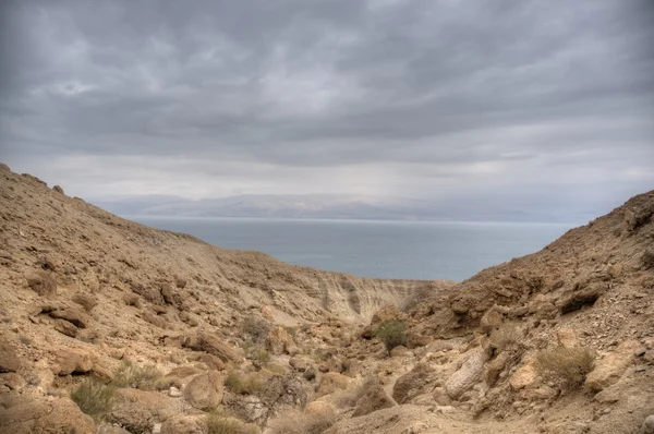 Краї пустелі, поблизу Мертвого моря — стокове фото