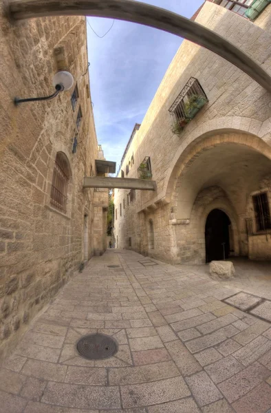 Παλιά δρόμους της Ιερουσαλήμ — Φωτογραφία Αρχείου