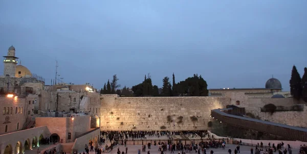 Wailing wall and Temple mount — Stock Photo, Image