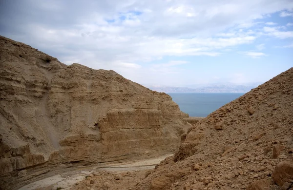 Judské pouště, nedaleko mrtvého moře — Stock fotografie